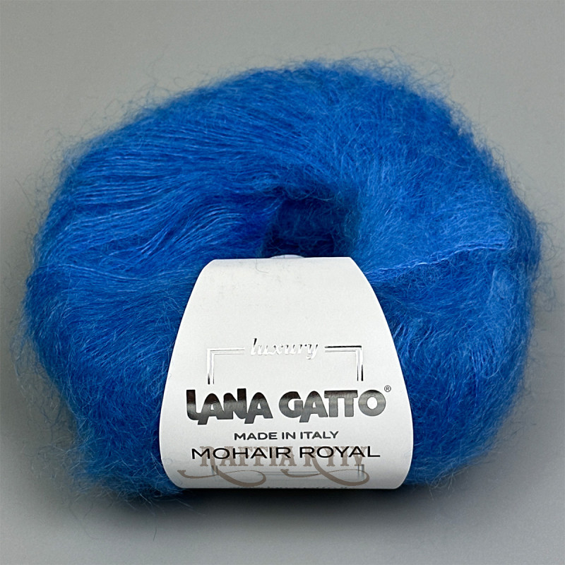 Пряжа Lana Gatto Mohair Royal 09365 (Bluette) — синя, мохер