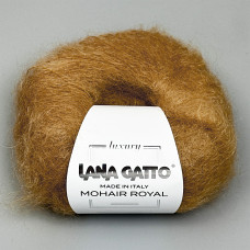 Lana Gatto Mohair Royal yarn 30111 (Senape)