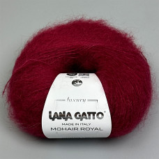 Lana Gatto Mohair Royal yarn 30138 (Rosso Porpora)