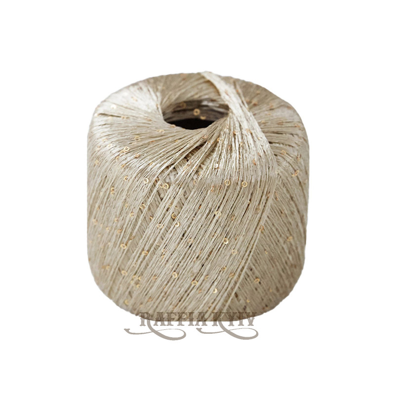 Пряжа з паєтками Lana Gatto Paillettes 08600 (Sabbia)