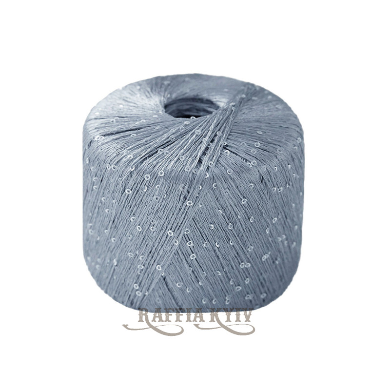 Пряжа з паєтками Lana Gatto Paillettes 08604 (Jeans)