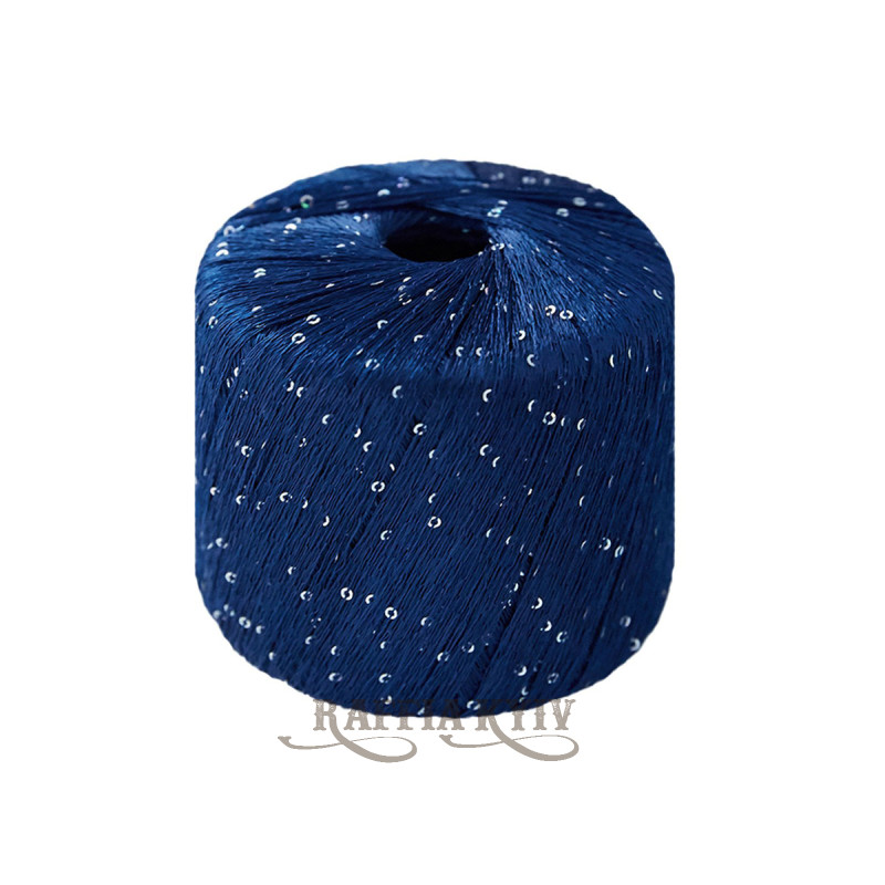 Пряжа з паєтками Lana Gatto Paillettes 08605 (Blu)