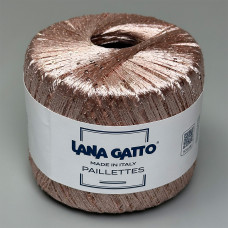 Пряжа з паєтками Lana Gatto Paillettes 08933 (Cipria)