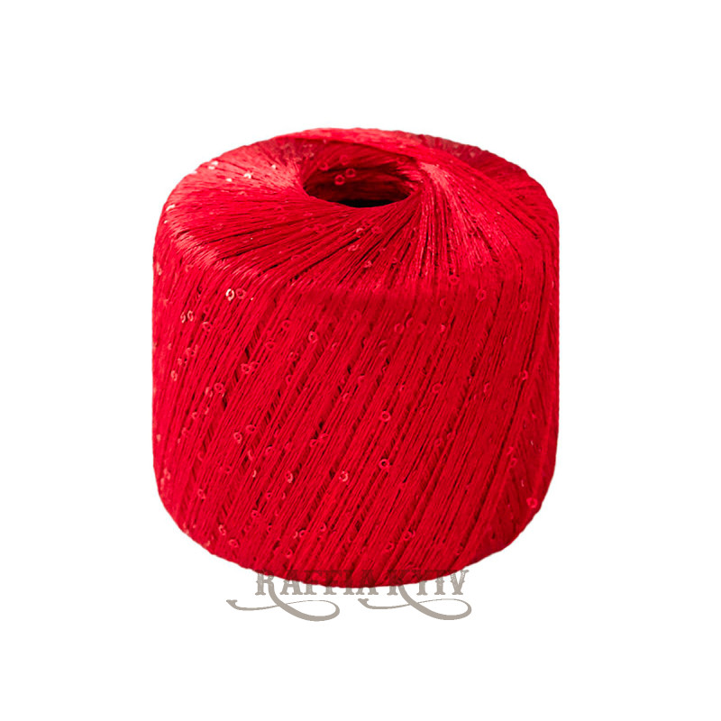 Пряжа з паєтками Lana Gatto Paillettes 30101 (Rosso)