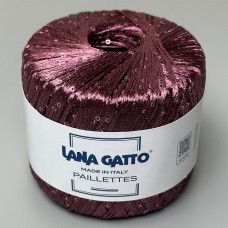 Пряжа з паєтками Lana Gatto Paillettes 31157 (Borgogna)