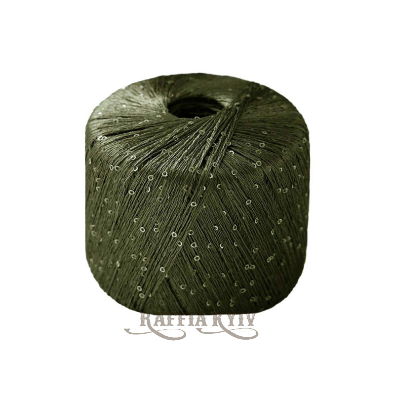 Пряжа з паєтками Lana Gatto Paillettes 31162 (Verdone)