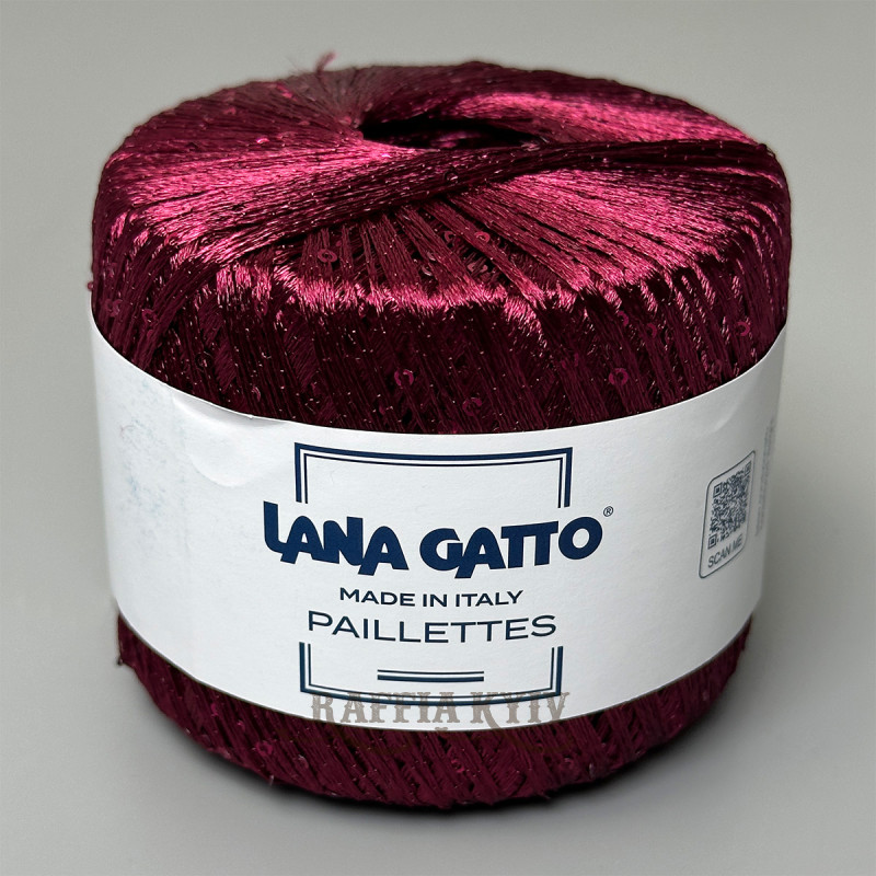 Пряжа з паєтками Lana Gatto Paillettes 31164 (Vinaccia)