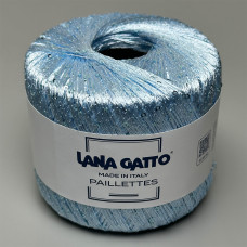 Пряжа з паєтками Lana Gatto Paillettes 31165 (Celeste)