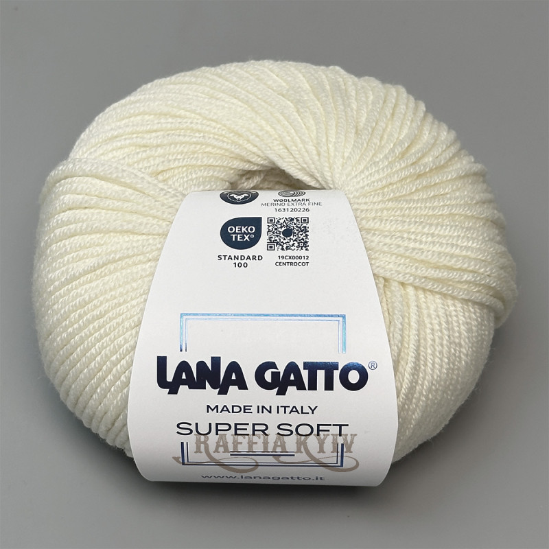Lana Gatto Super Soft Yarn, Natural