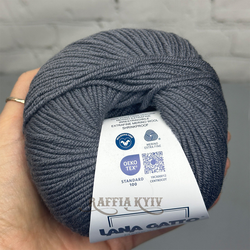 Lana Gatto Super Soft Yarn, Graphite