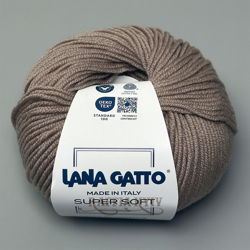 Пряжа Lana Gatto Super Soft, ореховая