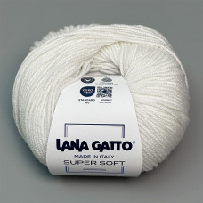 Lana Gatto Super Soft Yarn, White