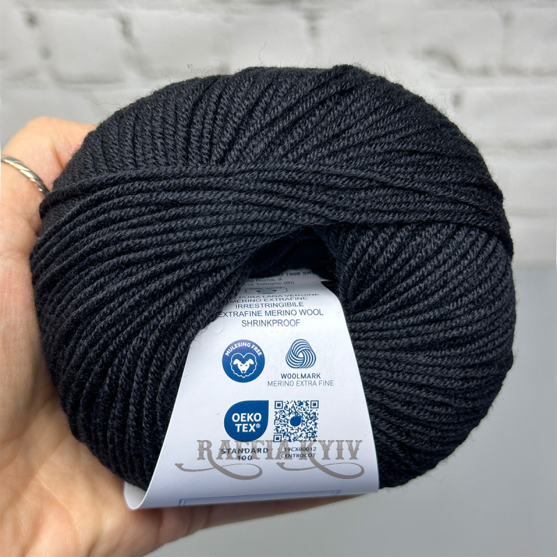 Пряжа Lana Gatto Super Soft, черная