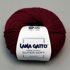 Lana Gatto Super Soft Yarn, Bordeaux
