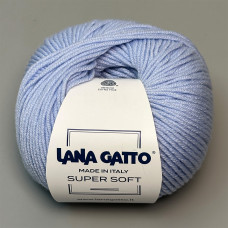 Lana Gatto Super Soft Yarn, Pale Blue