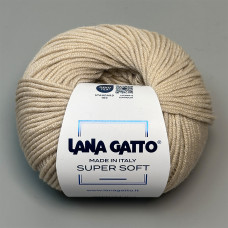 Lana Gatto Super Soft Yarn, Light Beige