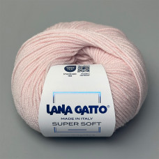 Lana Gatto Super Soft Yarn, Pale Pink