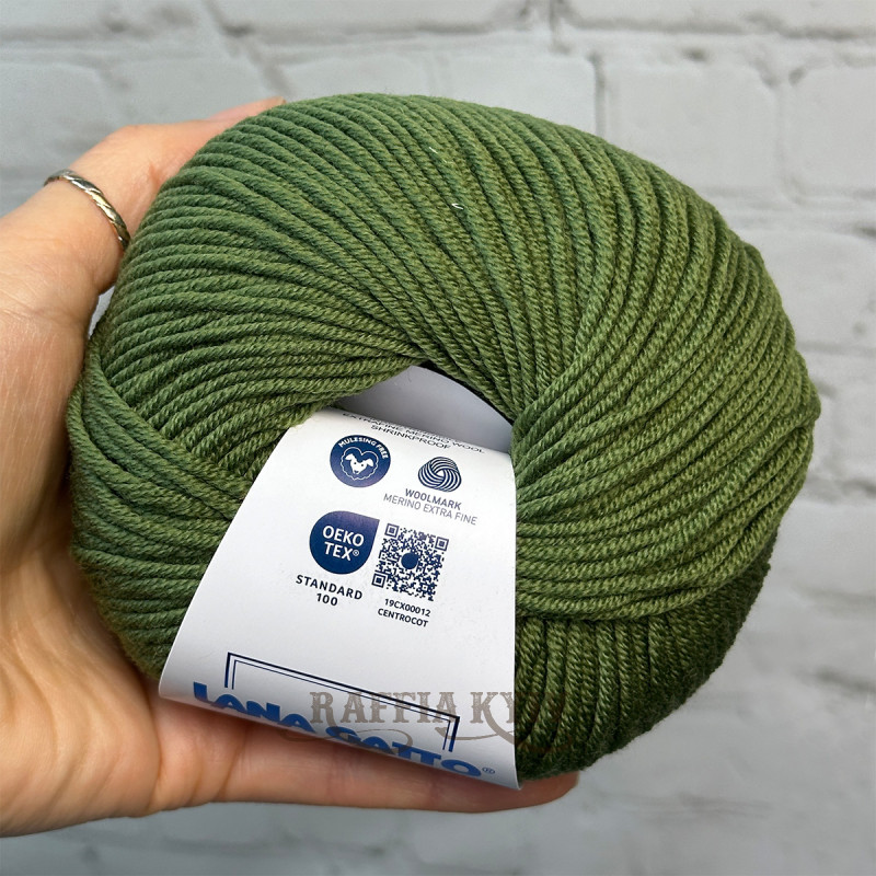 Пряжа Lana Gatto Super Soft, оливковая