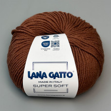 Lana Gatto Super Soft Yarn, Brick