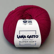 Lana Gatto Super Soft Yarn, Fuchsia