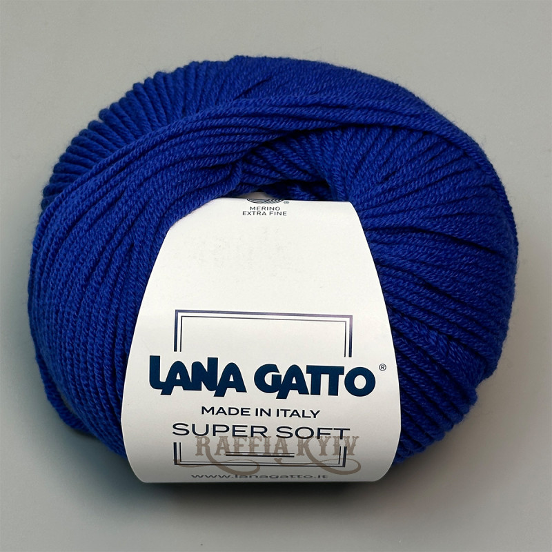 Lana Gatto Super Soft Yarn, Electric