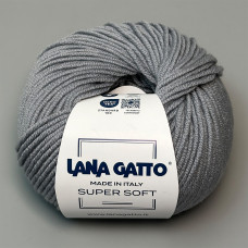 Lana Gatto Super Soft Yarn, Ash