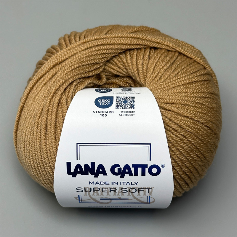 Пряжа Lana Gatto Super Soft, карамельная