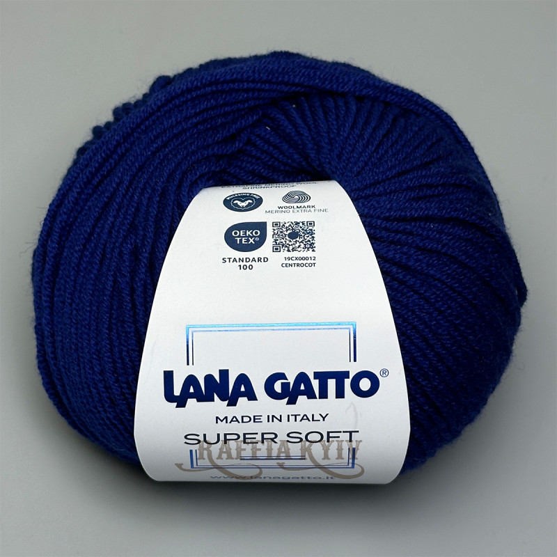 Lana Gatto Super Soft Yarn, Sapphire