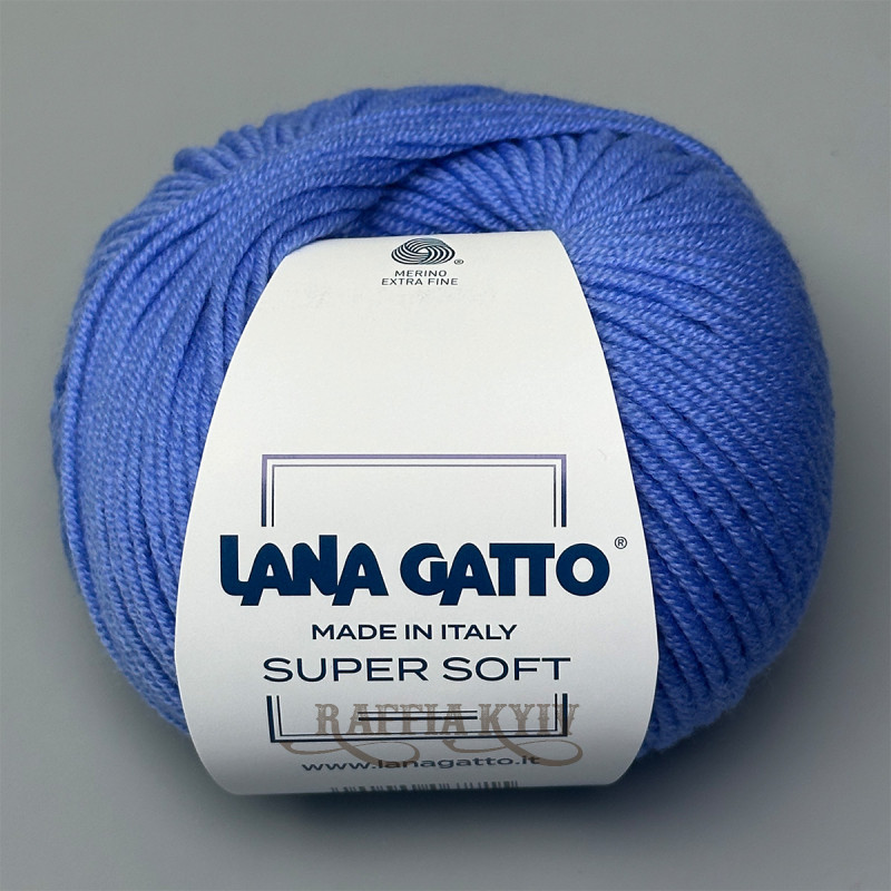 Lana Gatto Super Soft Yarn, Cornflower