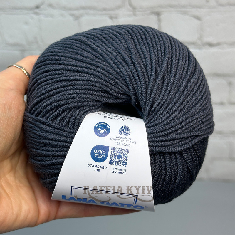 Lana Gatto Super Soft Yarn, Smoke
