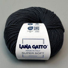Lana Gatto Super Soft Yarn, Smoke