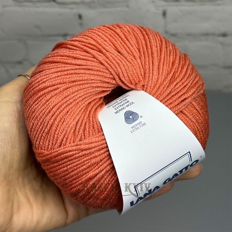Пряжа Lana Gatto Super Soft, терракотовая