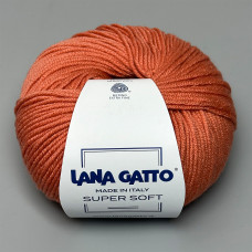 Пряжа Lana Gatto Super Soft, коралова