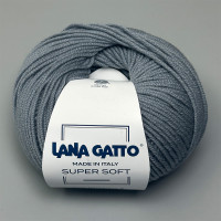 Пряжа Lana Gatto Super Soft, стальная