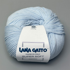 Lana Gatto Super Soft Yarn, Pastel Blue