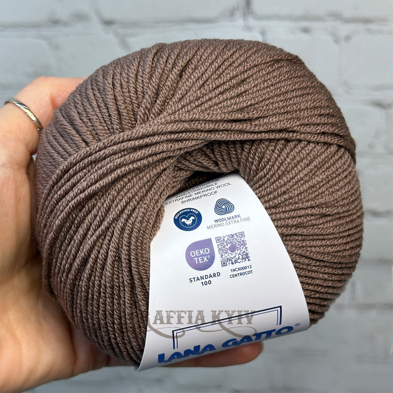 Пряжа Lana Gatto Super Soft, мокачино