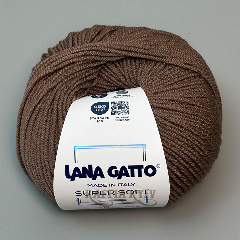 Пряжа Lana Gatto Super Soft, мокачино