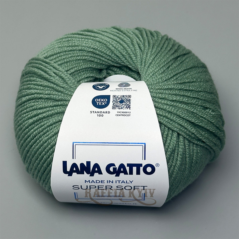 Lana Gatto Super Soft Yarn, Sage