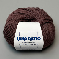 Lana Gatto Super Soft Yarn, Cocoa