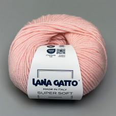 Lana Gatto Super Soft Yarn, Pastel Rose
