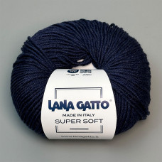 Lana Gatto Super Soft Yarn, Dark Blue
