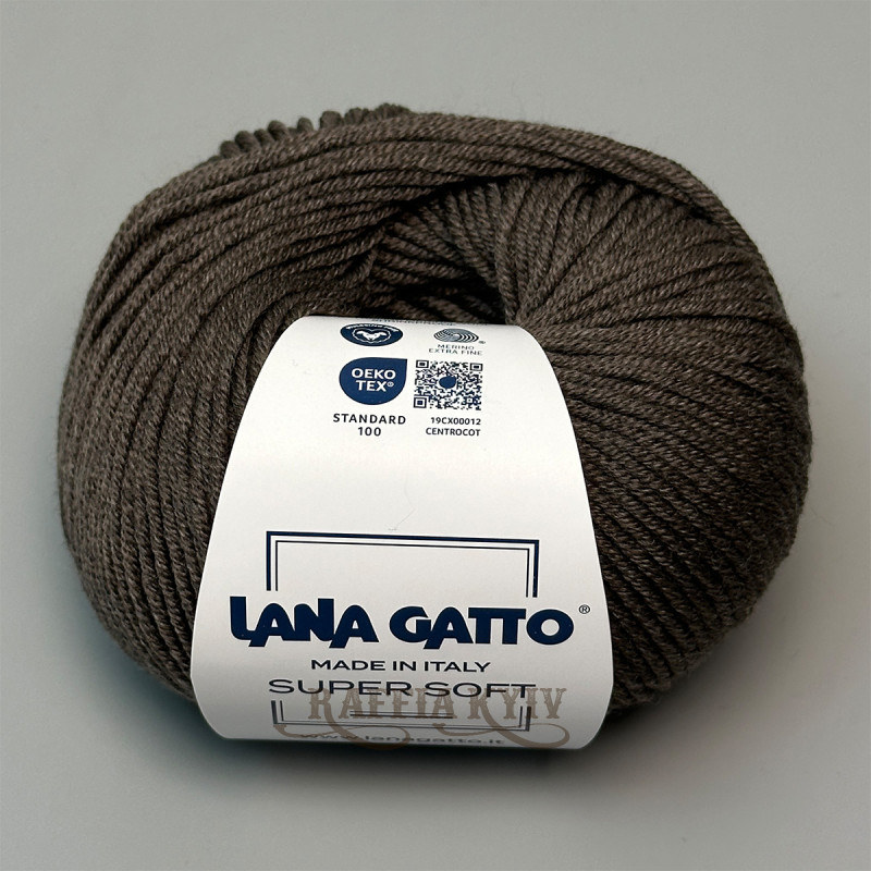 Lana Gatto Super Soft Yarn, Beaver