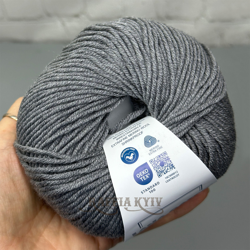Пряжа Lana Gatto Super Soft, темно-серая