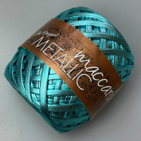 М'ята трикотажна пряжа Metallic, 50 м 