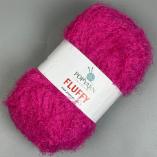 Fuchsia yarn Fluffy, 100 g