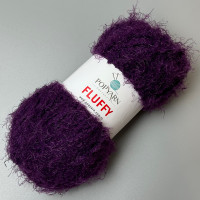 Фіолетова пряжа Fluffy, 100 г